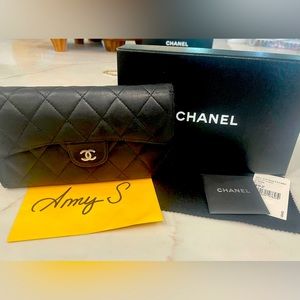 Chanel Long Lambskin Wallet